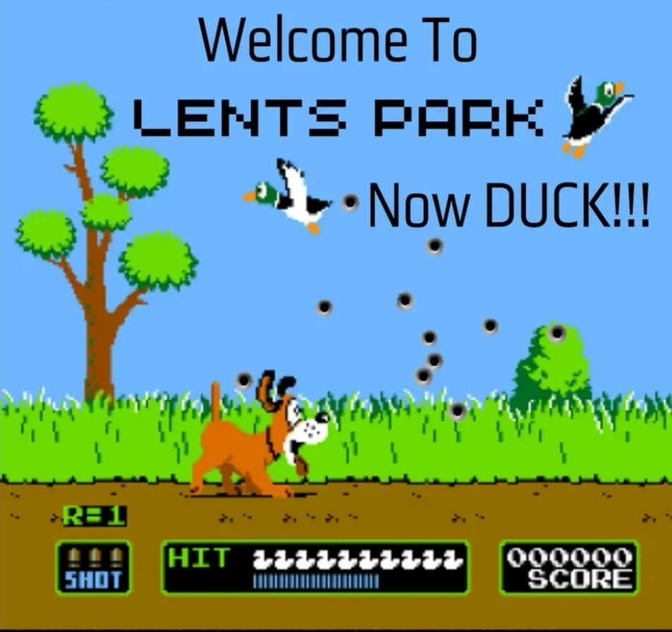 Full Size WELCOME TO LENTS PARK NOW DUCK Hoody