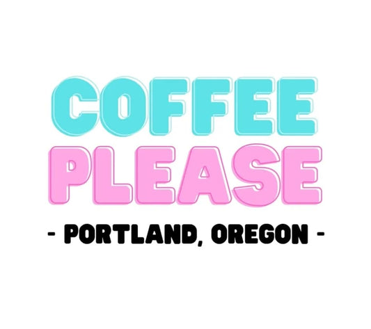 Basic COFFEE PLEASE T-Shirt... Love Me Some Coffee