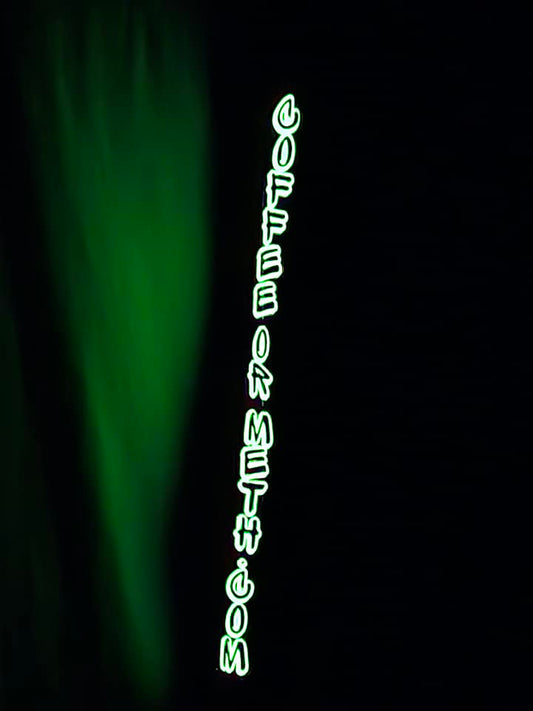 LIMITED EDITION GLOW IN THE DARK EAST OF I205 COFFEE OR METH,COM Hoody