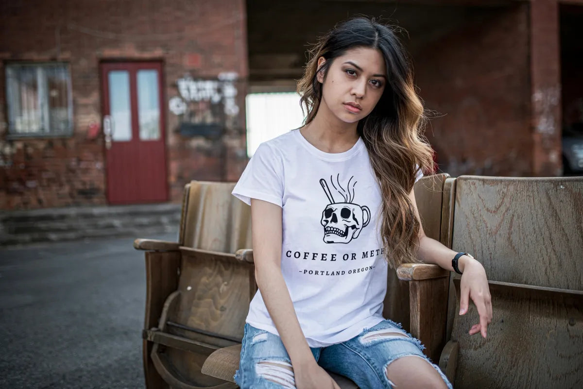 THE O.G. COFFEE OR METH -Portland Oregon- T-shirt